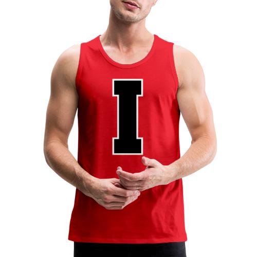Varsity Letter I Collegiate Monogram - Men's Premium Tank