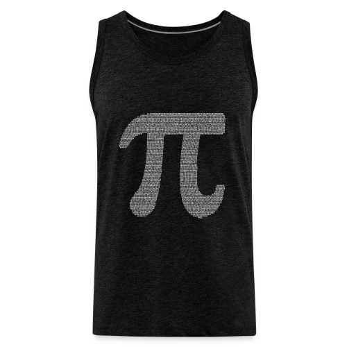 Pi 3.14159265358979323846 Math T-shirt - Men's Premium Tank