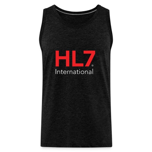HL7 International Logo - Reverse - Men's Premium Tank