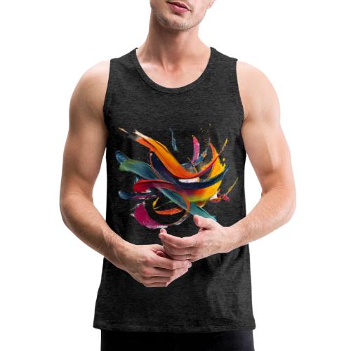 Colorful Waves - Men's Premium Tank