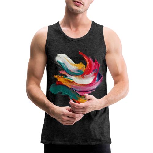 Colorful brushstrokes - Men's Premium Tank