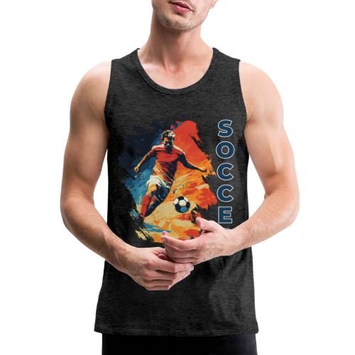 Soccer Action Pulse - Men's Premium Tank