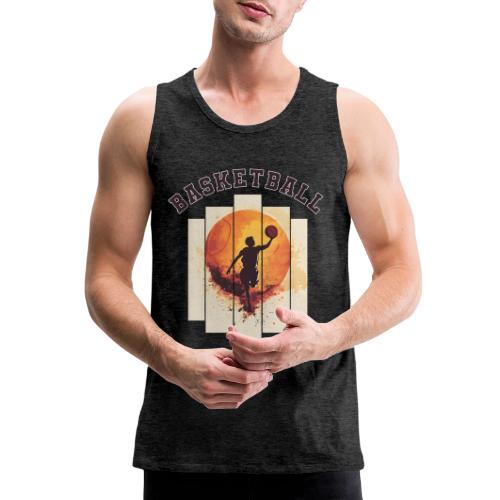 Basketball again and again - Men's Premium Tank