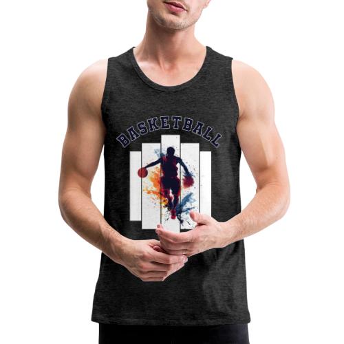 Basketball Never Stops - Men's Premium Tank