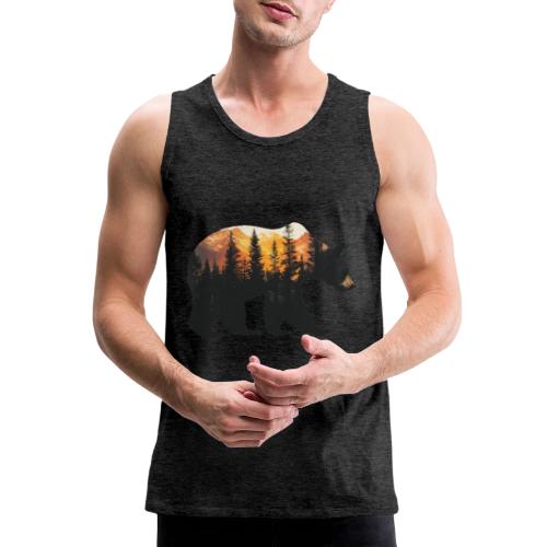 Bear: Sunset Guardian - Men's Premium Tank
