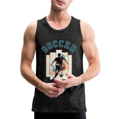 Soccer Mode On - Men's Premium Tank