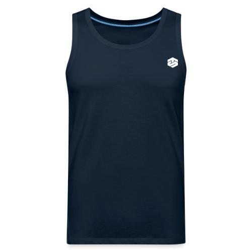 White Logo Collection - Men's Premium Tank