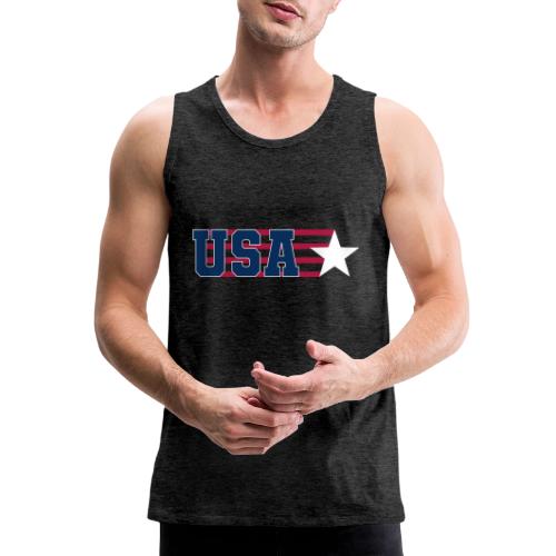 Star Stripe USA - Men's Premium Tank