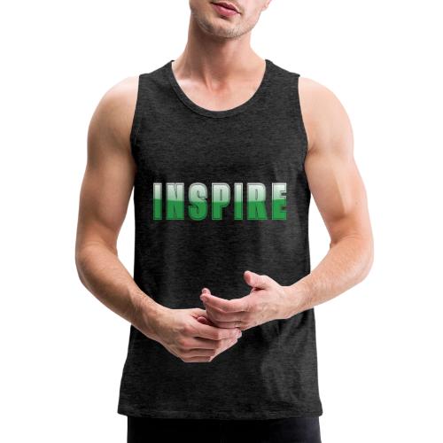 Inspire Word Art Design - Men's Premium Tank