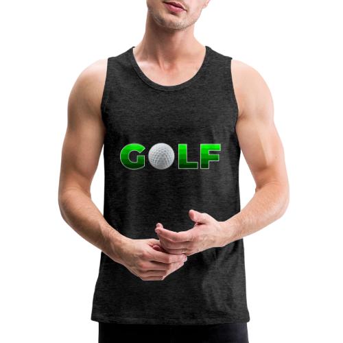 Golf Precision Wordmark - Men's Premium Tank