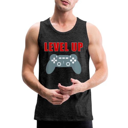 Level Up Gamer Controller Apparel - Men's Premium Tank