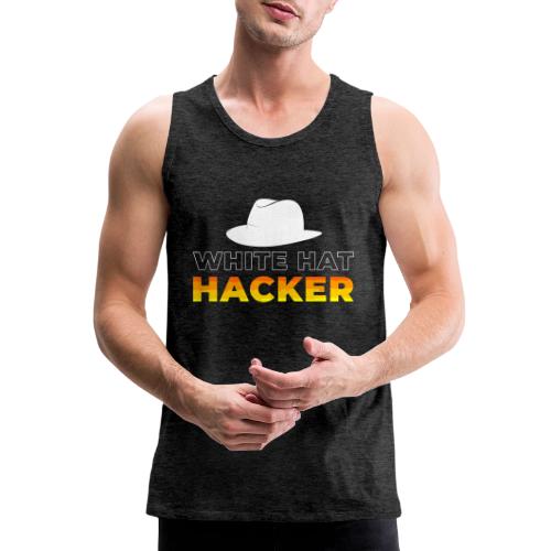 White Hat Hacker - Men's Premium Tank