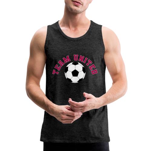 Team United Soccer Ball Sports Design - Men's Premium Tank