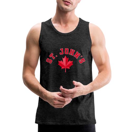 St. John's with maple leaf - Men's Premium Tank
