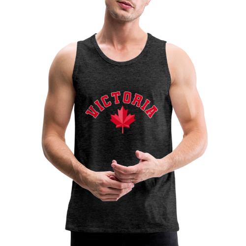 Victoria with maple leaf - Men's Premium Tank