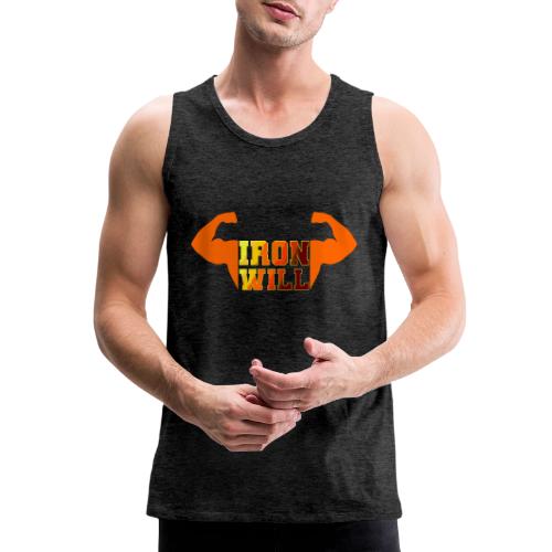 Bodybuilding: Iron Will Power - Men's Premium Tank