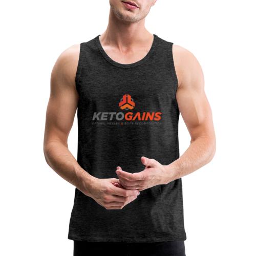 Ketogains 2017 Vertical Colors - Men's Premium Tank