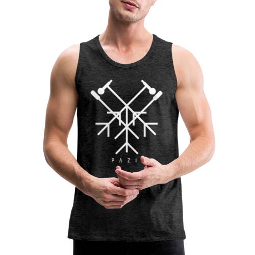 Pazij White Logo - Men's Premium Tank