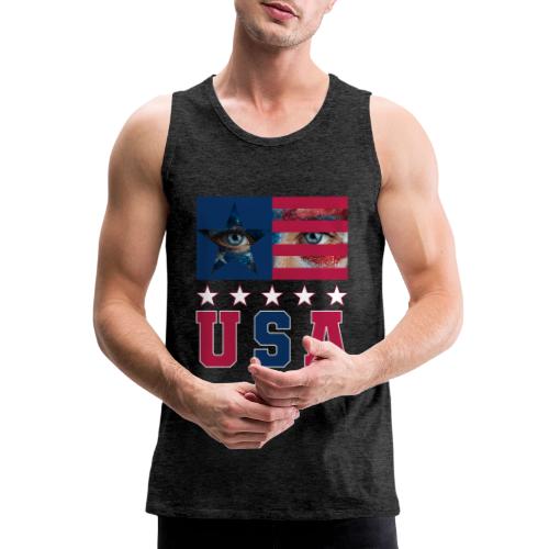 Stars and Vision USA - Men's Premium Tank