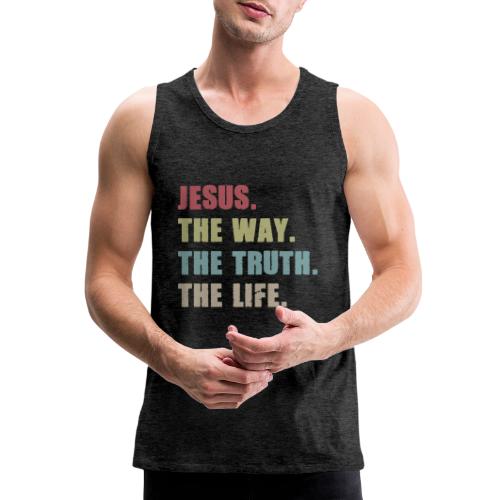 JESUS WAY TRUTH LIFE - Men's Premium Tank