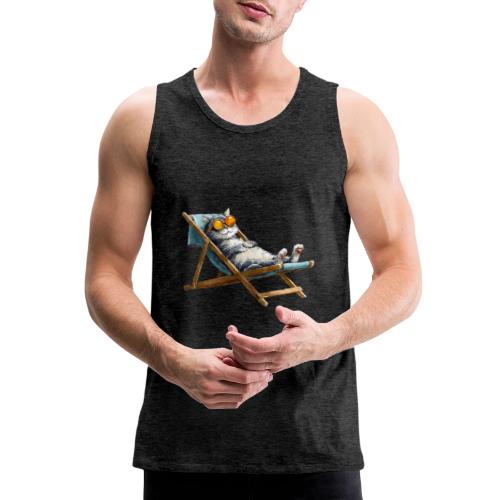 Sunshine Cat Mode - Men's Premium Tank