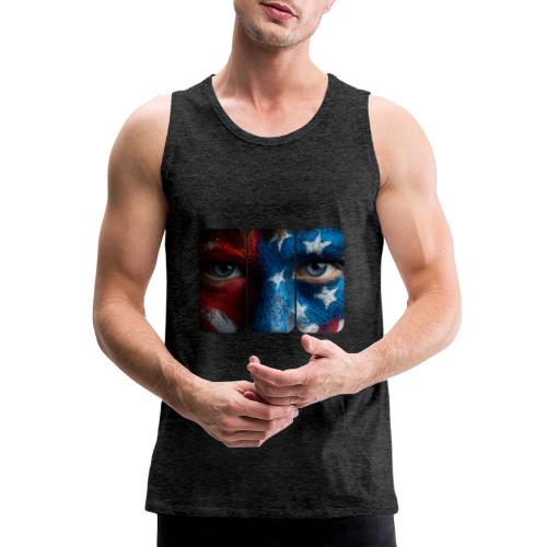 USA: Painted for the Flag - Men's Premium Tank