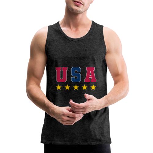 USA Varsity Stars - Men's Premium Tank