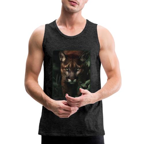 Cougar Jungle Predator Design - Men's Premium Tank