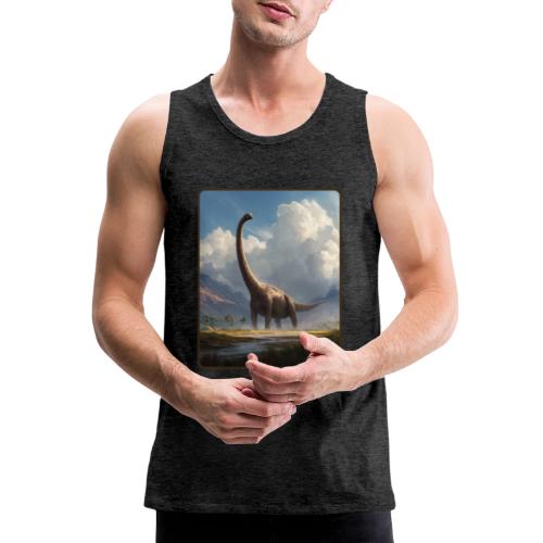 Brachiosaurus Valley Landscape Design - Men's Premium Tank