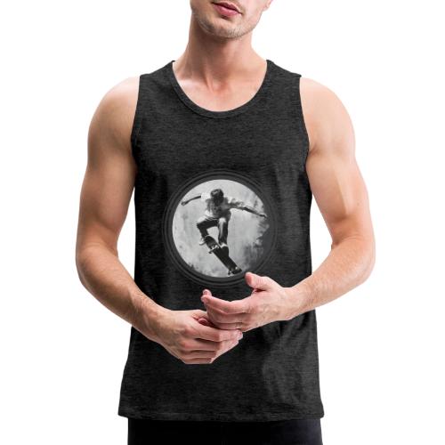 Skateboarding Vibes Only - Men's Premium Tank