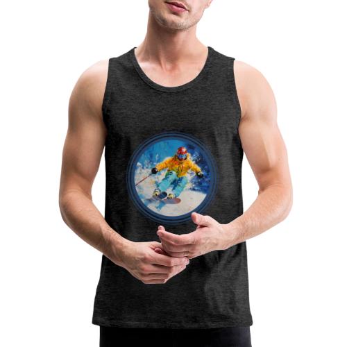 Born for Skiing - Men's Premium Tank