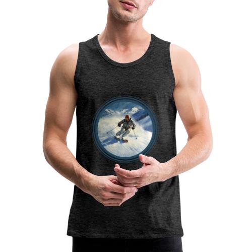 Skiing Power Moves - Men's Premium Tank