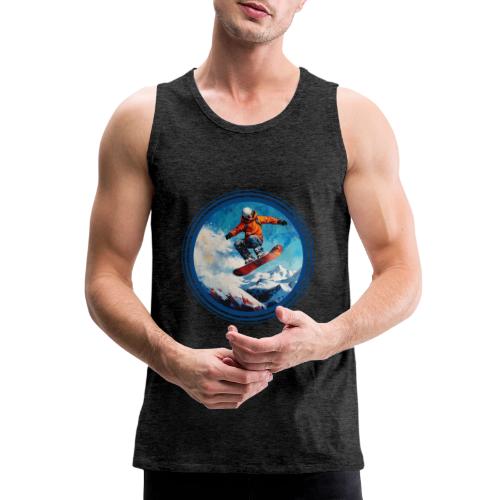 Snowboarding Vibes - Men's Premium Tank