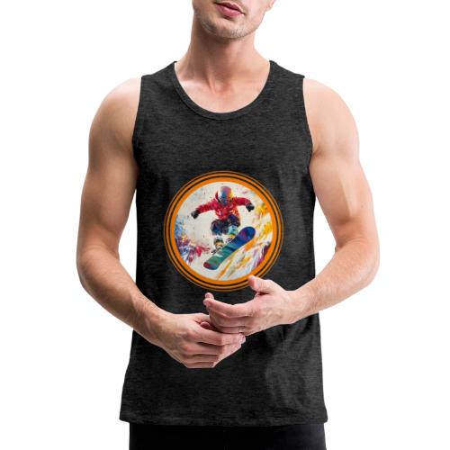 Snowboarding Horizon - Men's Premium Tank