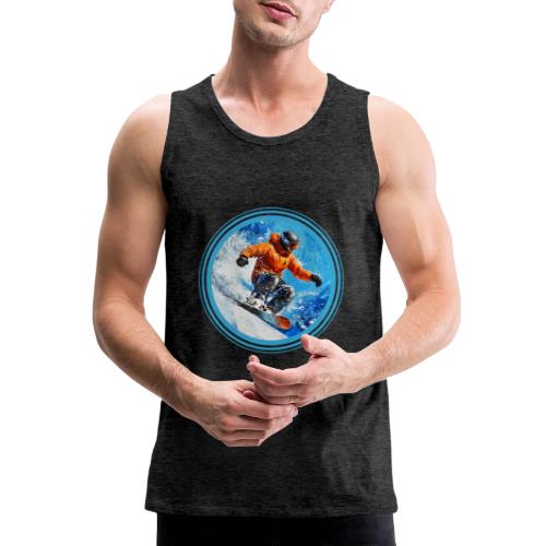 Snowboarding Motion - Men's Premium Tank