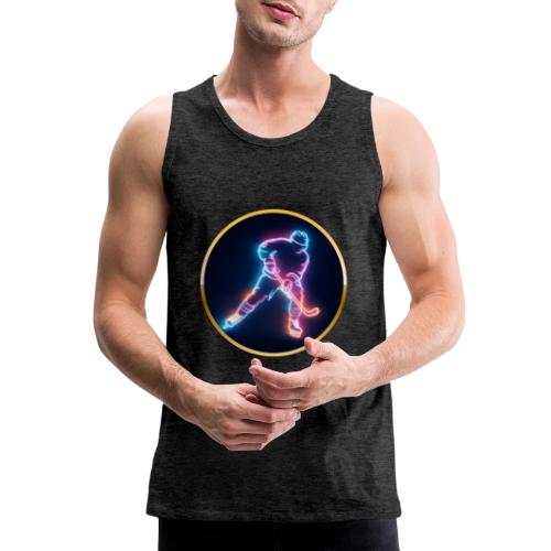 Golden Neon Hockey - Men's Premium Tank