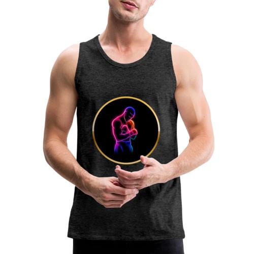Boxing: Neon Power Guard - Men's Premium Tank