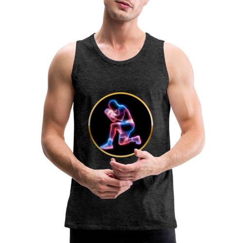 Neon Boxing Focus - Men's Premium Tank