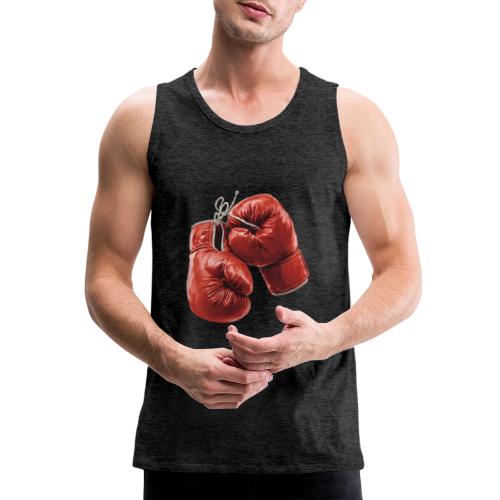 Boxing: Hanging Gloves Icon - Men's Premium Tank