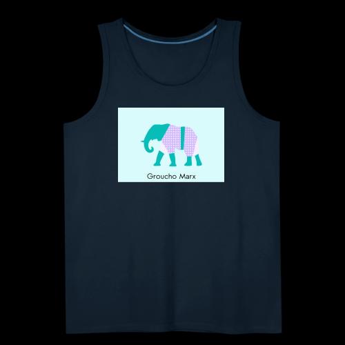 Elephant in Pajama - Men's Premium Tank