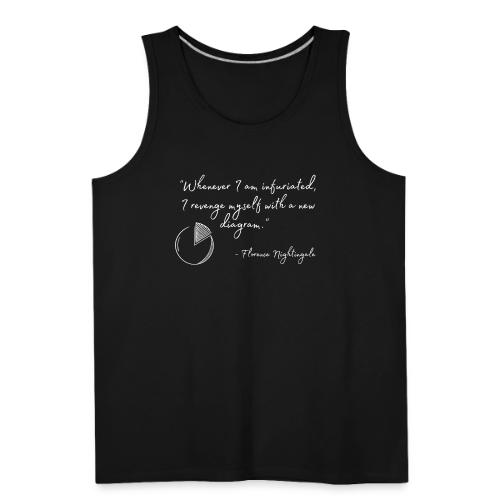 Revenge with a Diagram (Dark) - Men's Premium Tank