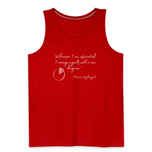 Revenge with a Diagram (Dark) - Men's Premium Tank