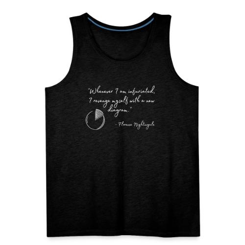 Revenge with a Diagram (Dark) - Men's Premium Tank