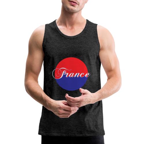 France Tricolore Circle - Men's Premium Tank
