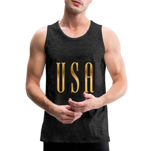 USA Gold Monolith - Men's Premium Tank