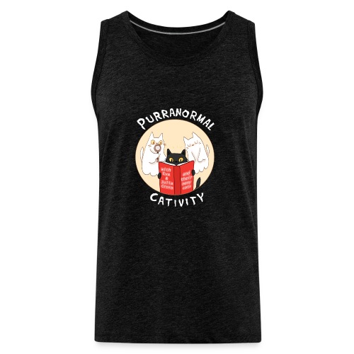 New Purranormal Logo with Ghost Font! - Men's Premium Tank