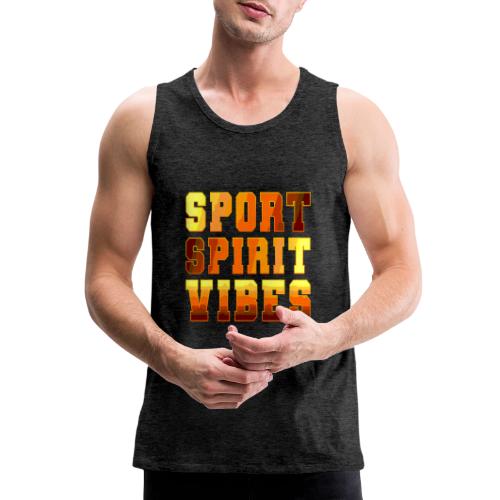 Sport Spirit Vibes Gradient - Men's Premium Tank