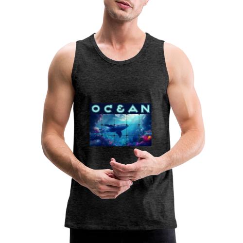 Ocean: Whale’s Path - Men's Premium Tank