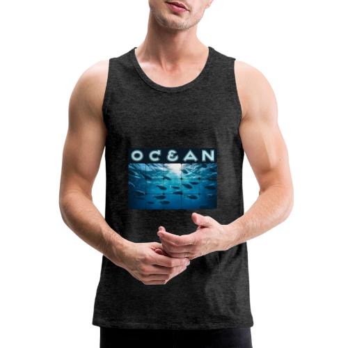 Ocean: Silver Tide - Men's Premium Tank