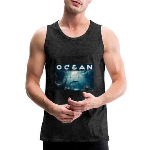 Ocean: Dolphin’s Serenity - Men's Premium Tank